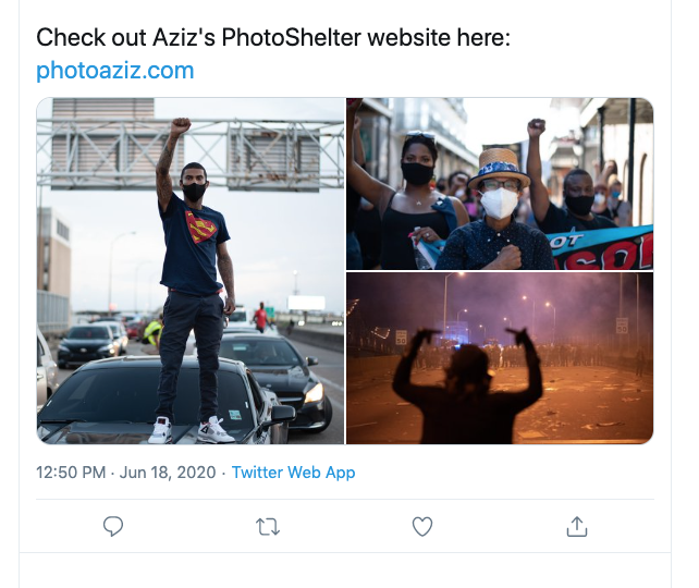 Highly recommend the <a href="/photoshelter/">PhotoShelter</a> twitter feed...they are keeping themselves in the midst of things, offering assistance and info to photographers and news about good work photogs are doing across the board. x.com/photoshelter/s…