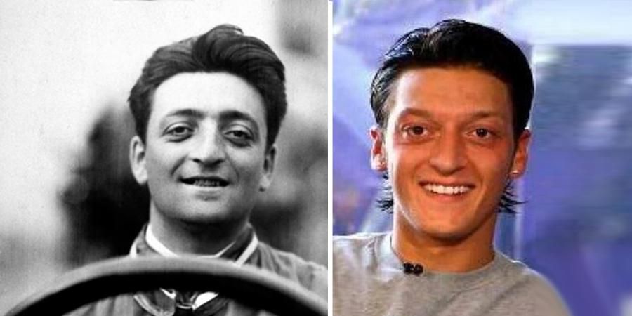 Is This A Reincarnation Between Mesut Ozil And Enzo Ferrari ? : r