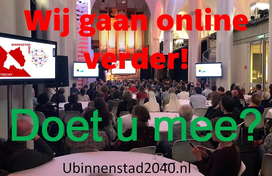 Na veel gesprekken met bewoners, ondernemers, ambtenaren en andere professionals hebben wij belangrijke denkrichtingen voor de toekomst van de binnenstad op papier gezet bit.ly/3fH1fPJ. Wat vind jij hiervan? Vertel het ons online ubinnenstad2040.nl <a href="/WBBinnenstad/">Binnenstad Utrecht</a>