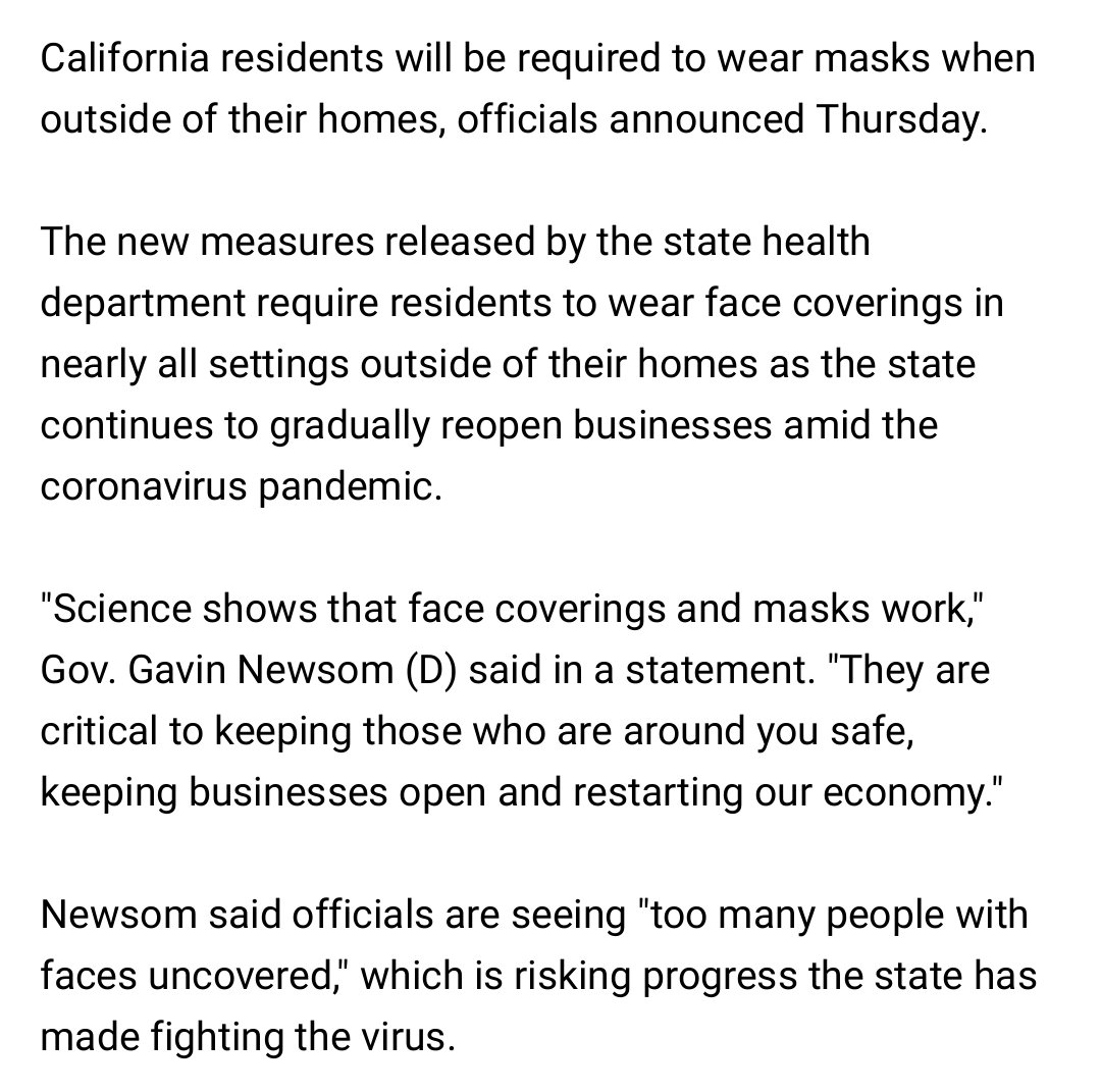 Science shows nothing of the sort muthafucka  #Newsom.Show us the scientific studies & meta studies that show "face covering or masks work" motherfucker!