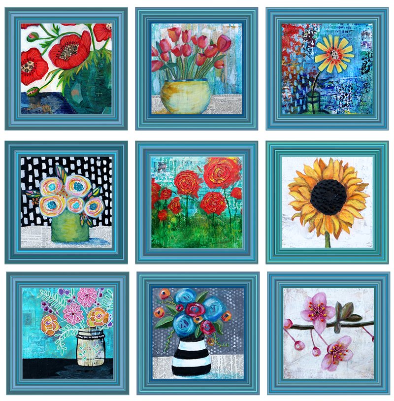 The latest Artful Pursuits blog post explores how simple stitch techniques can add dimension to mixed media artworks and applies them to the floral series. Check it out:

artfulpursuits.com/lessons-for-be……/