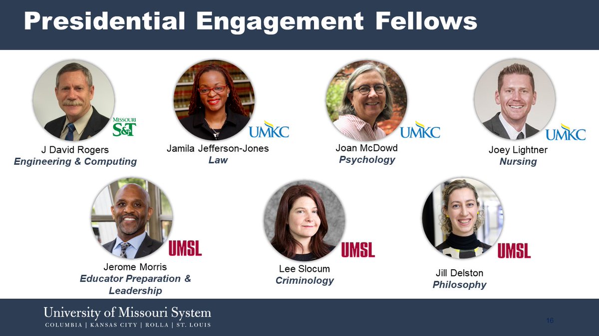 MissouriSandT's tweet photo. Congratulations to our three faculty who are part of the new class of the @umsystem's Presidential Engagement Fellows: David Rogers of @SandTGGPE, Dave Westenberg (@GermJuggler) of @SandTBioSci and Grace Yan of @SandT_CArE! https://t.co/ezzZ02wY5Q #MinersDigDeeper https://t.co/KtgX1hi15p