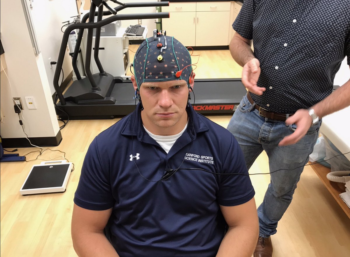 SanfordSportSci's tweet photo. We have been fortunate to have @theshauning help us get setup with our distant sensors which are used in our brain health research studies.
Hopefully #TwitterlessDan doesnโt mind us using a photo of him wearing the sensors. ๐ฌ๐๐คท๐ผโโ๏ธ
#SanfordSports #SanfordResearch https://t.co/XJRb728WoB