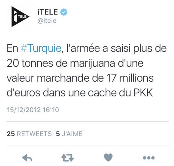 Une des plus grosses sources de financement du PKK c’est le trafic de stupéfiants !En vendant des tonne de drogues ils contribuent à l’empoisonnement de la santé des personnes de chaque coin du monde ! @MILDECAgouv @Place_Beauvau  @douane_france @MinSoliSante  @OFDT #PKKlies