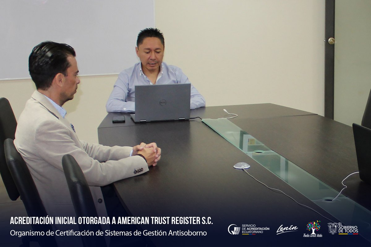 SAE_EC's tweet photo. Representantes del organismo mexicano @americantrustr, resaltaron el trabajo del SAE a nivel de Latinoamérica y la confianza que ha generado la #AcreditaciónSAE en la mejora de sus servicios para evaluar sistemas de gestión #Antisoborno en México y otros países.

#CalidadSAE https://t.co/2wR8cgKihl