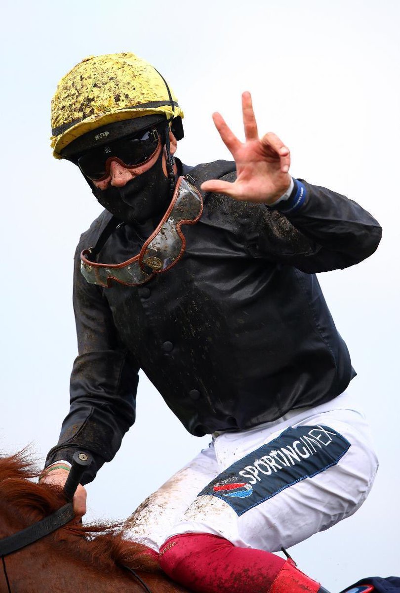 FrankieDettori's tweet photo. Amazing horse, amazing performance and an amazing day! Love all the texts I’ve got from all around the world...keep watching the races from home. I’m so proud of my sport. Keep safe and take care from the Stradivarius team😘😘😘 https://t.co/xEEiLGzjdU