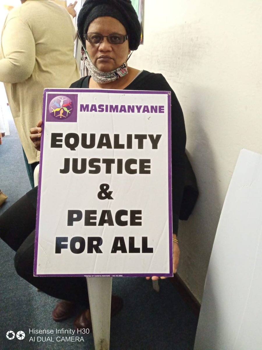 helpastudent15's tweet image. #20
&quot;Equality Justice and peace for all&quot; @Masimanyane
#stopkillingus #stoptheviolence #Dsrcampagins #Dsr100voices