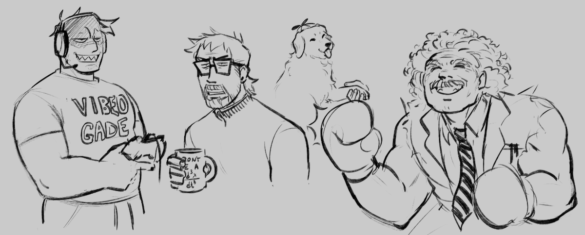 slapping these #hlvrai doodles here before i forget 