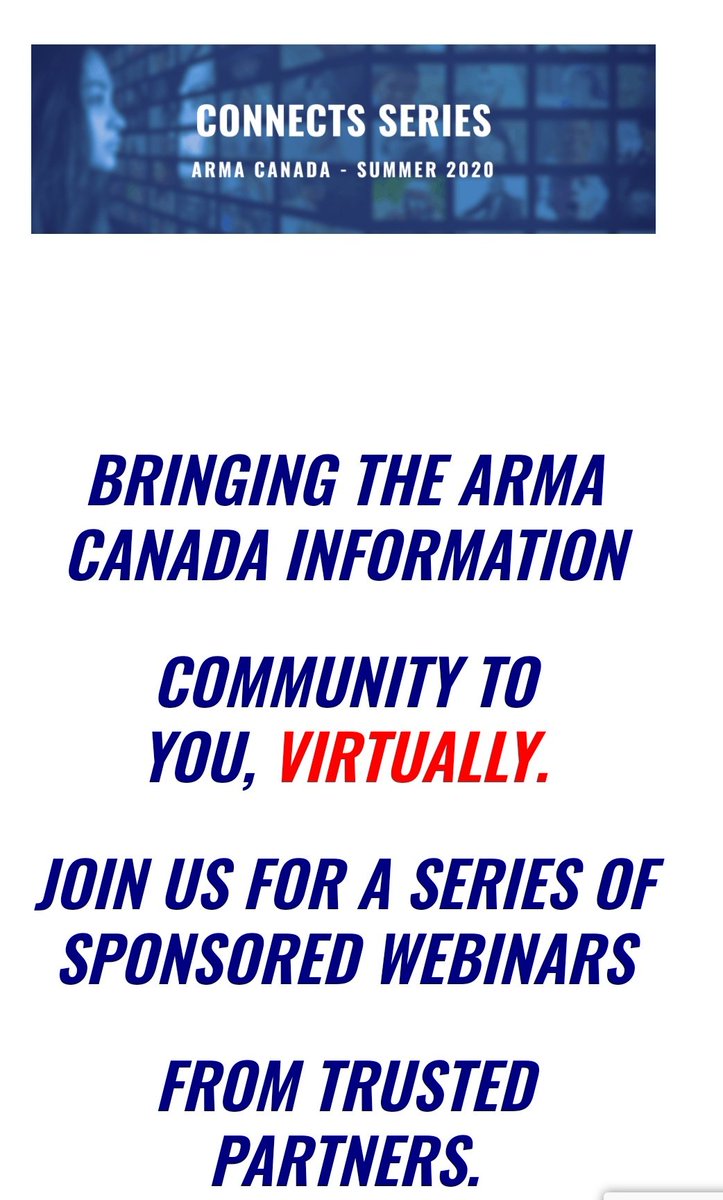 We Are Connected ARMA Canada Region
