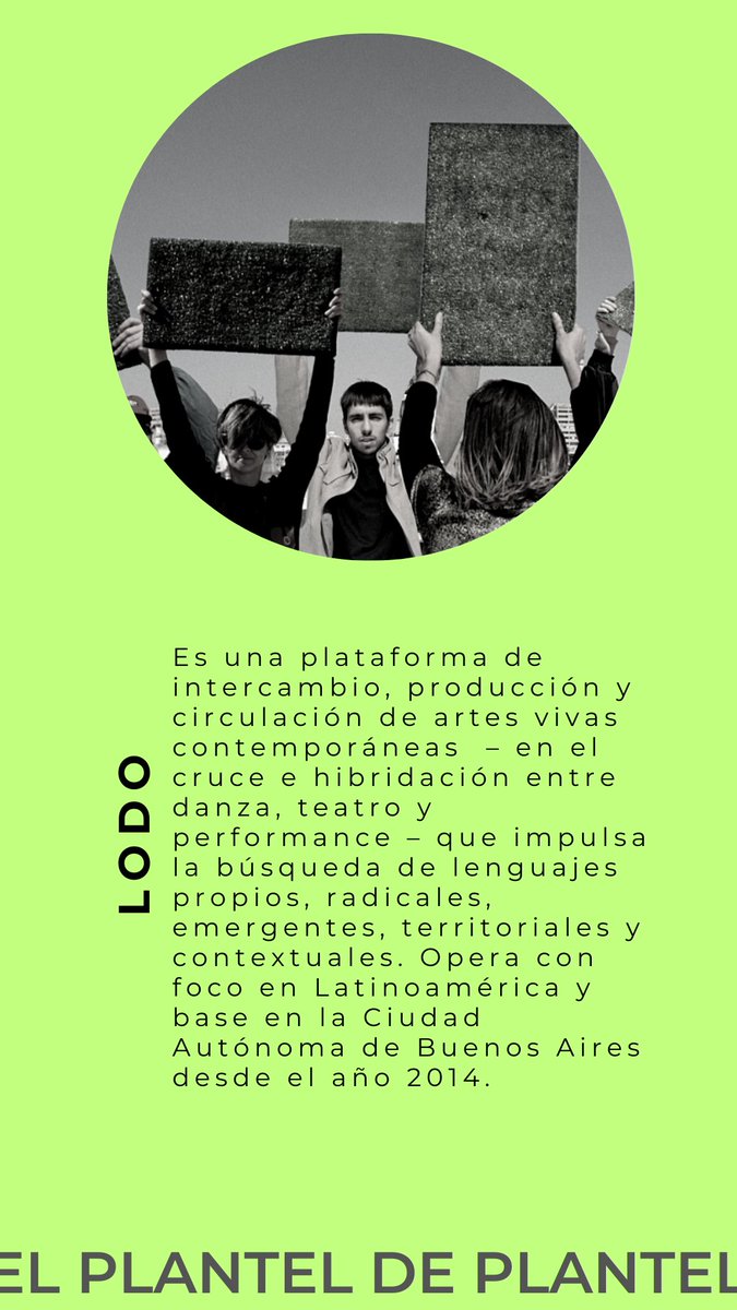 MaratonPlantel's tweet photo. Presentamos al plantel de PLANTEL.
Acá toda la info sobre la maratón creativa https://t.co/bcxGJZGedj @MulaCultura @Continental590 @brunomariav  #performance #Artes #danza #Teatro #fotografia #poesia https://t.co/FrOEUm9Ybc