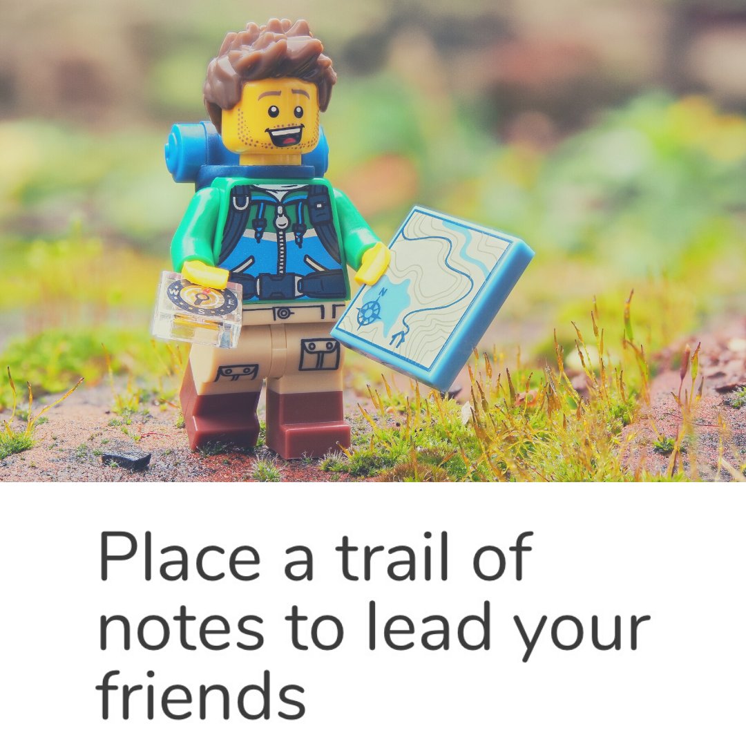 ChalkNotesapp's tweet photo. Place a trail of notes to lead your friends. Learn more by visiting https://t.co/nvMgK8DIZx. https://t.co/rRHDuh3I43