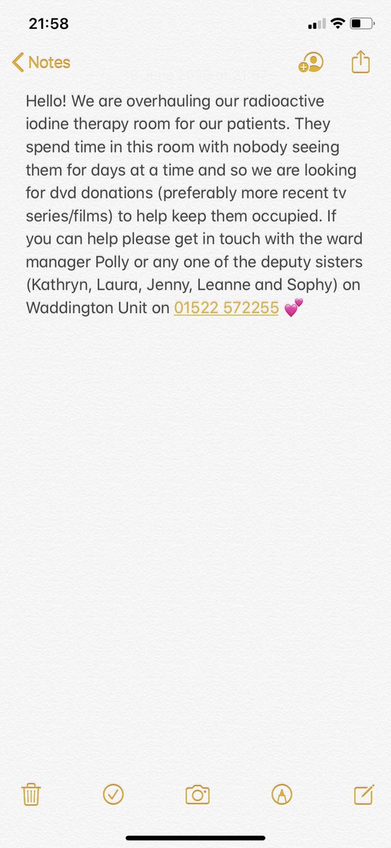 Please retweet! <a href="/Florence123/">Polly Johnson</a> <a href="/kathryn_ristic/">Kathryn Shaw</a> <a href="/ClinicalCss/">Clinical Support Services (CSS) Division</a> @laurahansord <a href="/LeanneFahy2/">Leanne Fahy 🏳️‍🌈</a> <a href="/ULHT_News/">NHS United Lincs</a> @v8cfr <a href="/ULH_RadTherapy/">Lincoln Radiotherapy</a> <a href="/Pureeejit/">Marie Beck</a> <a href="/tamaciro/">Prof Ciro Rinaldi</a> <a href="/Team7A_ULHT/">Bostonian</a> ☺️