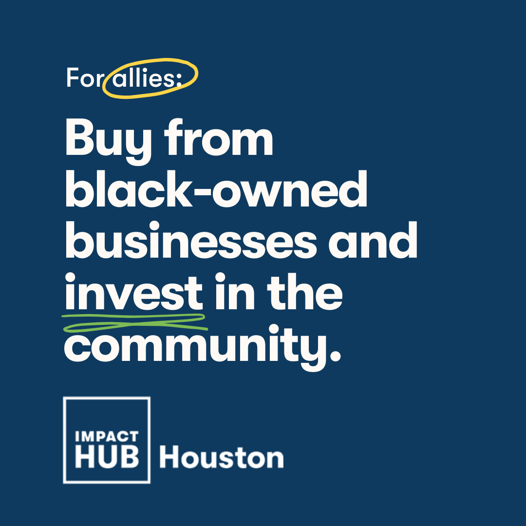 gracerodriguez's tweet photo. Join @impacthubHOU in honoring #Juneteenth: Watch our #CoreConversation with @PJY_Equiliberty, join some of tomorrow's highlighted online events, and support black entrepreneurs + initiatives like @MsaadaPartners, @forwardevernj, @wgbpodcast: https://t.co/ZggYjkb1qZ #HOUimpact https://t.co/E8sovDoOti