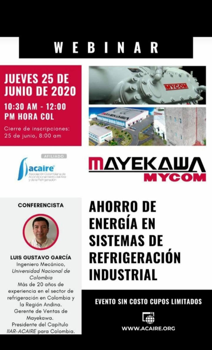 Mr_HVAC593's tweet photo. Webinar gratuito 
25 de junio https://t.co/iNLpJsLpAb