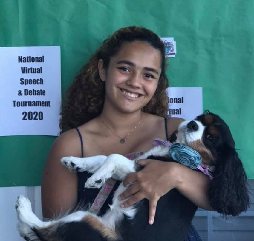 MillerSpeech's tweet photo. BREAK! Our Team President, Macy, is TOP 60 in the country in United States Extemp! #NSDA #VirtualNats https://t.co/jtTsOFxYDo