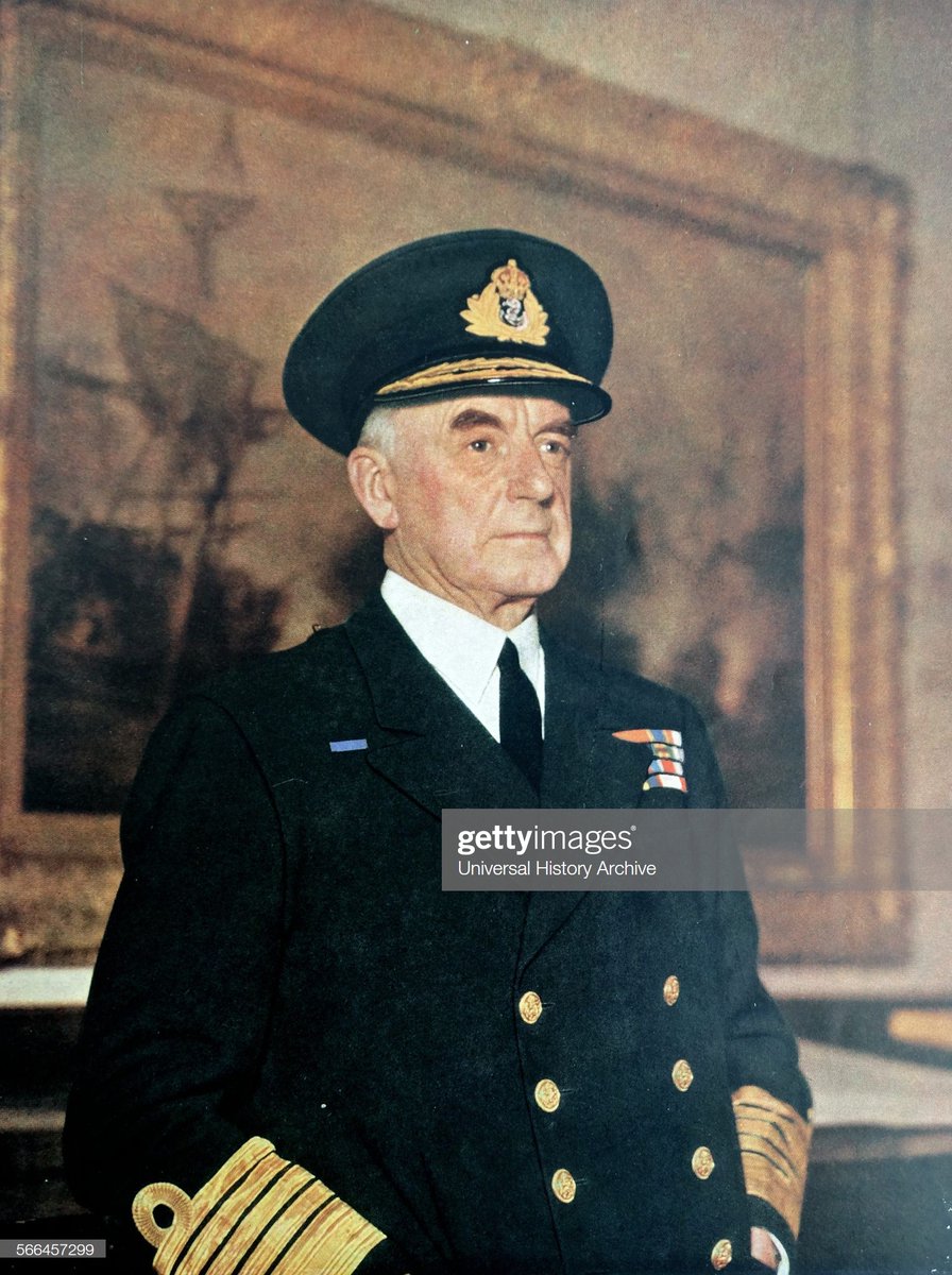 Perhaps the most critical event, however, was a meeting in France as, despite the approach of German forces British Cabinet Minister & the  @RoyalNavy's new political chief, 1st Lord of the Admiralty Albert Alexander, & its professional head, 1st Sea Lord Adm/Flt Sir Dudley Pound