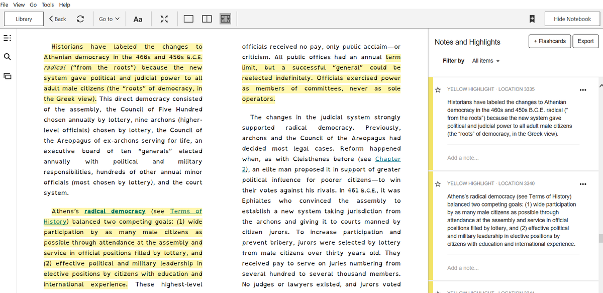  @AmazonKindle eTextbooks that are the same/< $ than paperOn the desktop reader you can highlight, take notes, & generate flashcards. You can change the font to OpenDyslexic & have it read the text (decent voice)I just wish they gave the option to color the text like beeline