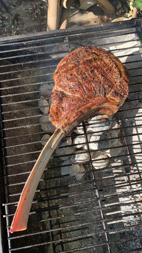 One of our customers couldn’t wait until Sunday but who can blame them?! To place an order for collection or free home delivery call 01276 472191 #butcher #tomahawk #lightwater #chobham #windlesham #bagshot #sunningdale #ascot #camberley #frimley #surrey