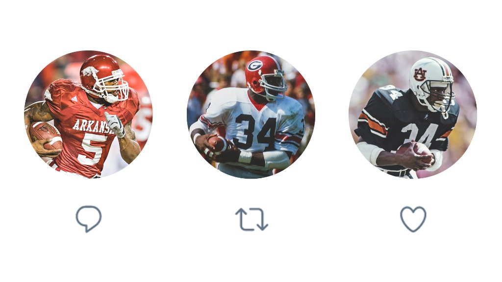 SECNetwork's tweet image. Pick your RB 🤔