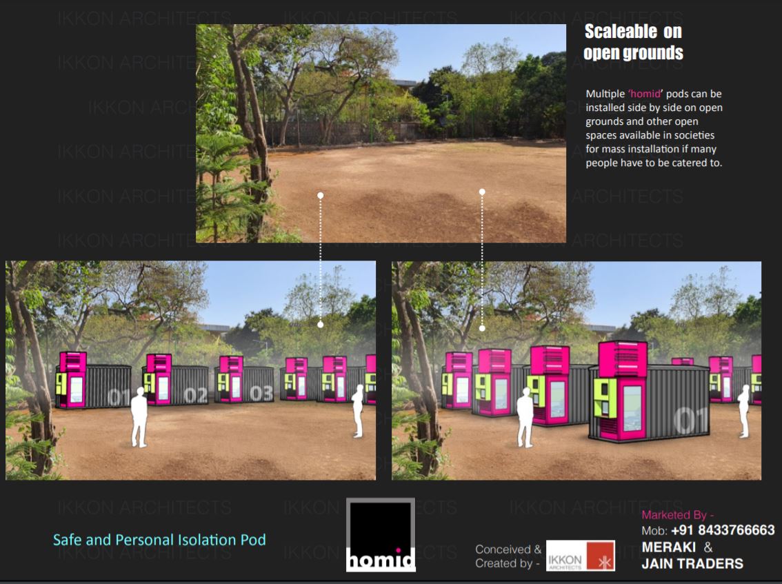 HomidPod's tweet photo. HOMID-A safe &amp; #Isolation COVID pod.
Its safe, Comfortable &amp; Portable.
Its the need of d hour. can be easily installed for #Quarantine facilities at Societies, Open spaces.
stay close to your house without infecting others.
designed by @HeerKonika 

@AUThackeray @CMOMaharashtra https://t.co/YafA7pMrWZ