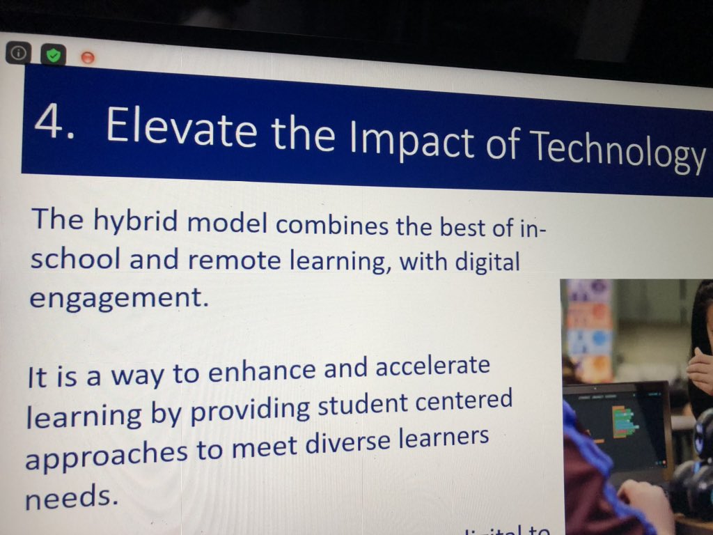 Los tiempos nos demandan enseñanza combinada: presencial y remota; en la escuela/liceo y en casa. Repensamos el lugar de la tecnología, para personalizar, para acelerar, para impulsar contenidos y competencias @RedAprendizajes @Plan_Ceibal <a href="/ANEP_Uruguay/">ANEP</a> <a href="/NewPedagogies/">NPDL</a>