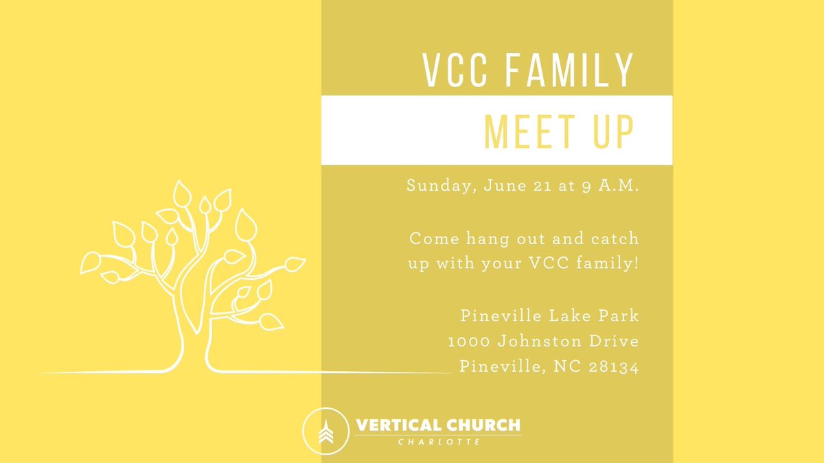 verticalCLT's tweet photo. Come hang out and catch up with us this Sunday at Pineville Lake Park! We’ll meet on the lawn in front of the main amphitheater. https://t.co/xriv5PzjMe