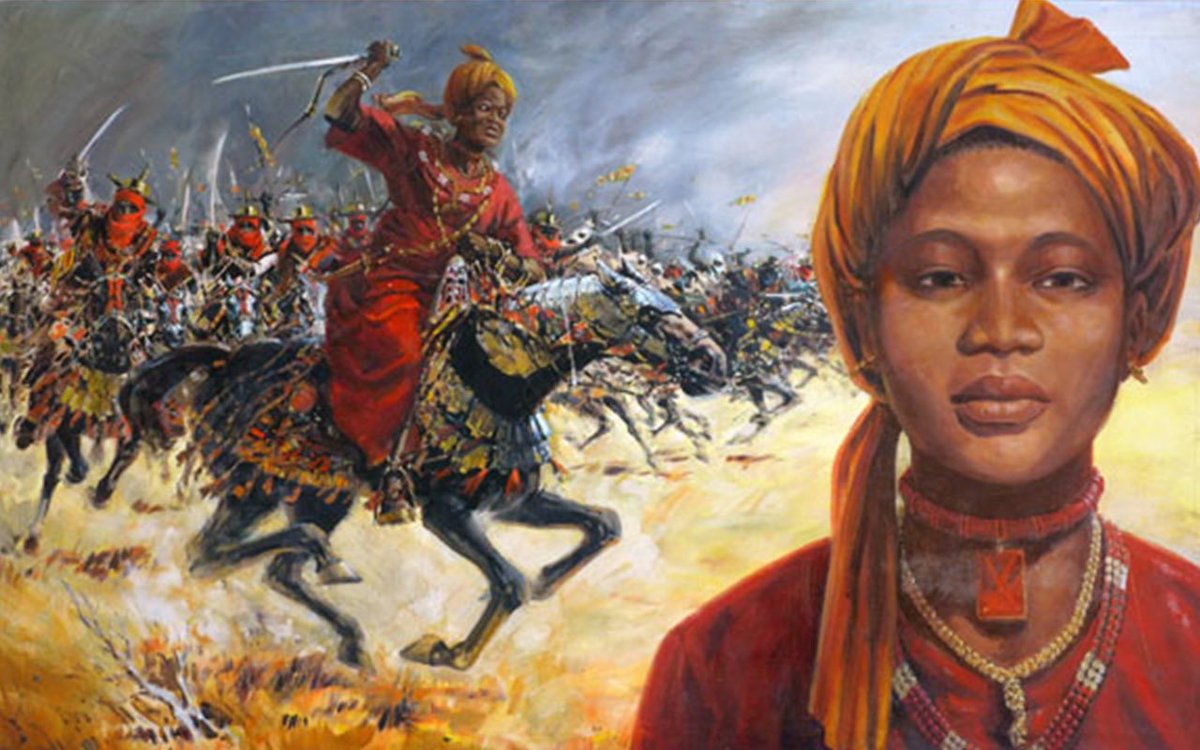 QUEEN AMINATUQueen Aminatu,daughter of Bakwa Turunku, was a great Hausa warrior.She increased Zazzaus borders through her smart tactic.Her leadership helped to make Hausaland the center of trade in the Saharan & W African region. Shes the architect of Hausalands fortified walls