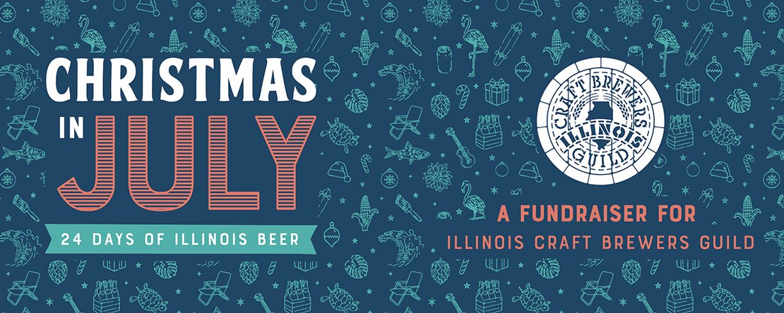 Spread some holiday… BEER! We’ve teamed up with 80+ breweries throughout IL for Christmas in July - a fundraiser featuring a variety of Illinois-brewed beer packed into one case – all to benefit <a href="/IllinoisBeer/">Illinois Craft Brewers Guild</a>! Get details and snag your case! bit.ly/ICBG-July-Xmas