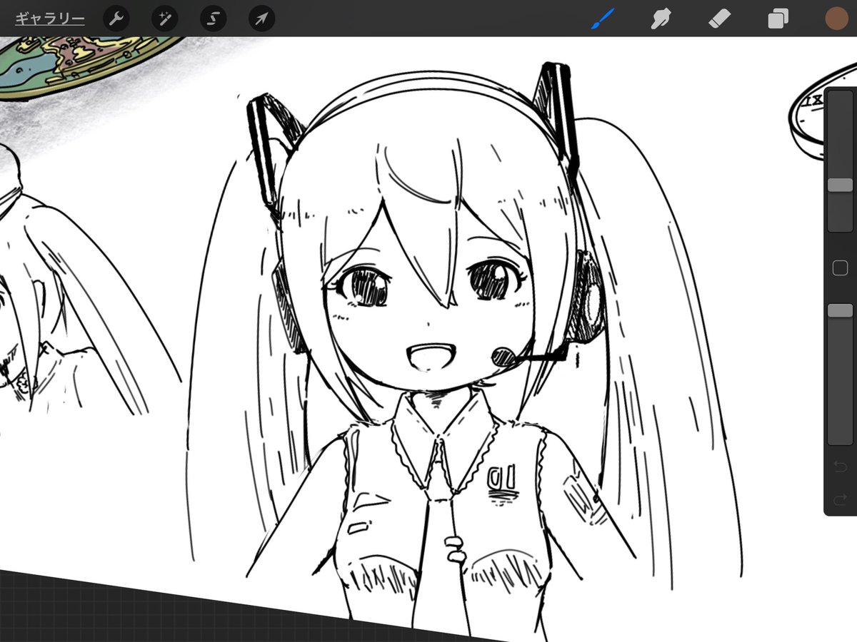 うろ覚え初音ミクらくがき✏️? 