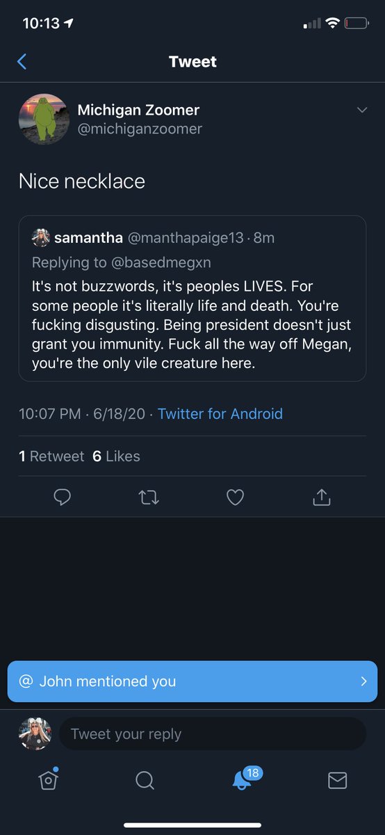 My mentions are FLOODED with anti semitism because I& #39;m a Jew and called out a trump supporter. Gotta love this world we live in!