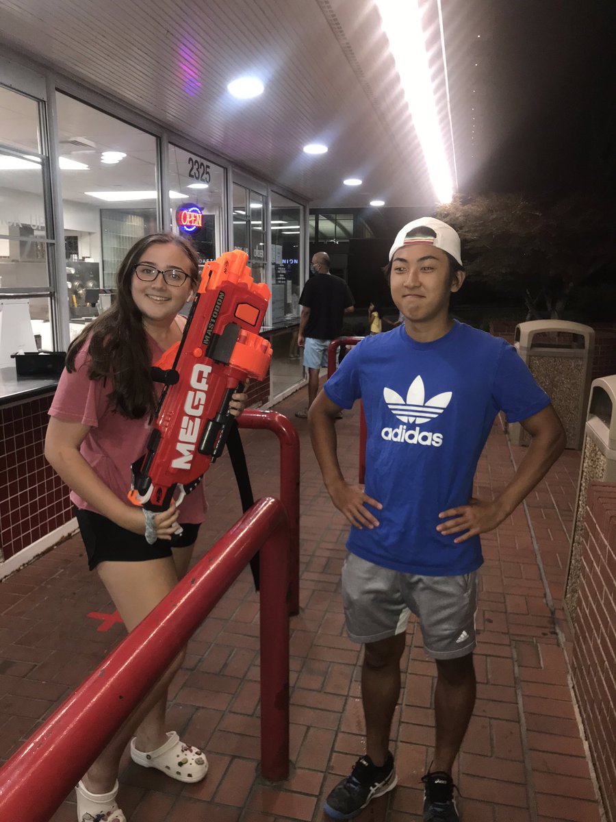 HitWomen5's tweet photo. The topping to our night 🥰🥰 @GHHSnerfpart2 @NERFterds https://t.co/ZplEi6Tb0X