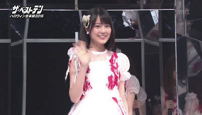 Bonus 8 ⊿ Best Tune Halloween Song Festival 2016 [Perf. Costume]As you may have guessed from the blood splatters, this is from a Halloween-themed performance. The dresses is standard lace, but it's always fun to see Nogi do something campy. https://twitter.com/korobizaka/status/1272281240985579520?s=20