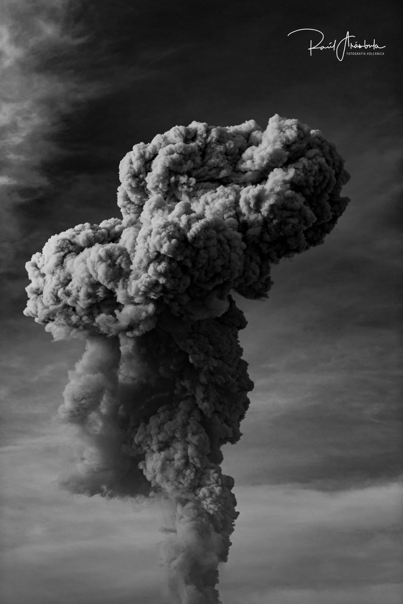 Tardes de ceniza. Explosión de enero del 2017. Por ahora tranquilo el #VolcandeColima así que #QuedateEnCasa #paisaje #blancoynegro #naturaleza <a href="/chematierra/">Geól. Sergio Almazán</a> @HotelCeballos <a href="/lohechoenmexico/">LoHechoenMexico</a>