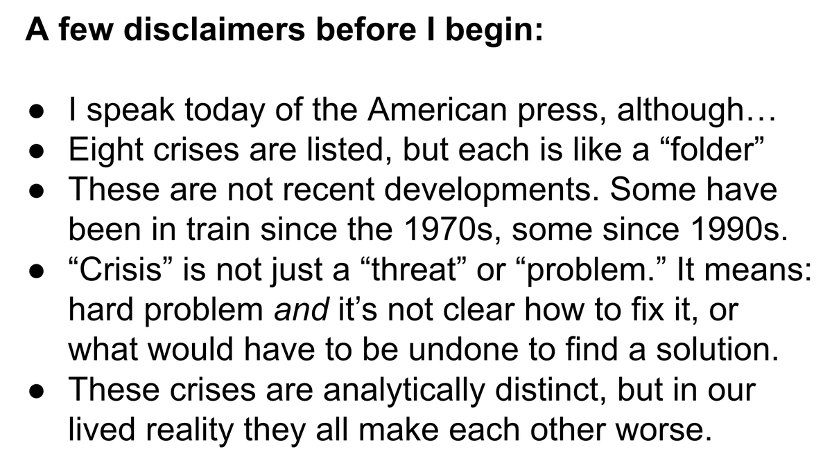 Twelve years into my experience floating ideas on Twitter, I can anticipate some of the misunderstandings, and try to head them off. Pro tip: never say something is new. It's  not worth it. 3/