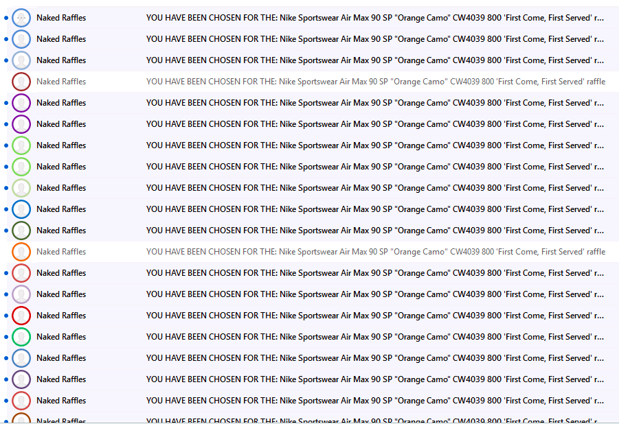 RafflePlug_'s tweet photo. Bot: @HyperRaffleBot 

Emails: @RafflePlug_ 

Testing on the new Outlooks are going very well 👀 

50+ wins on these AM90 Orange duck camo's!

Join the discord in my bio and follow this page to get your hands on your very own outlooks

And also a large email giveaway very soon 🥳 https://t.co/23pCszF1Rw