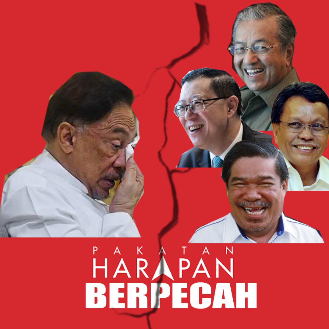 Nampak gaya PH nk buang PKR. 

Satu2nya cara DSAI berpeluang jadi PM adalah dgn bersama PN, perkukuh kerajaan skrg &amp; sama2 lwn Tun M &amp; the gang. 

Amacam?