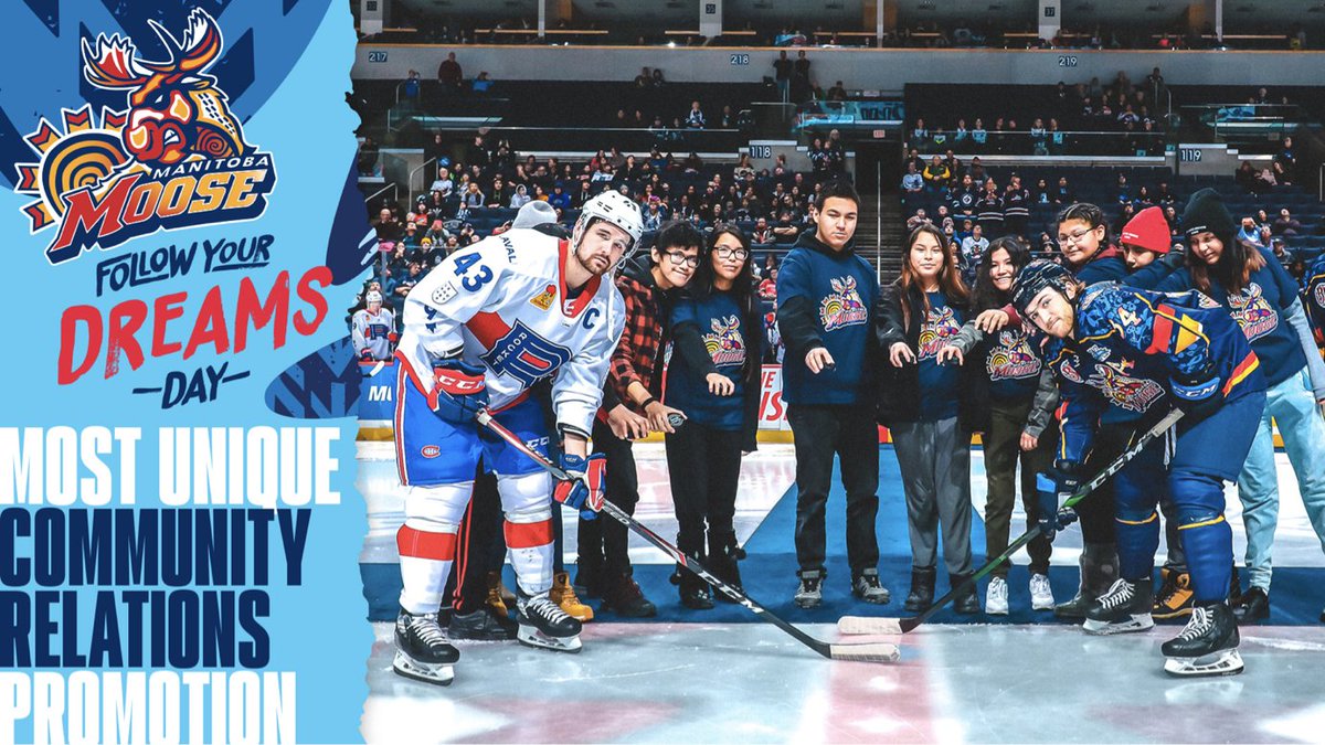 Congratulations to our Community Relations &amp; Production team whose hard work was awarded “Most Unique Community Relations Promotion” today by the @theahl for our Follow Your Dreams initiative. ⁣
⁣
Thank you also to our amazing partner @WASACnews for all that your do!