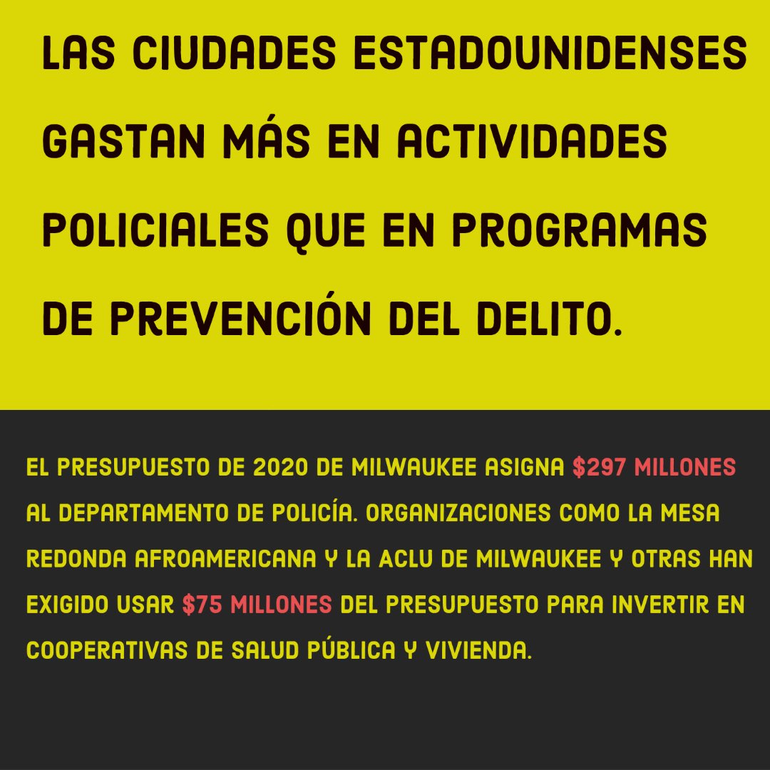 If you need resources to speak w/ Spanish-speaking folks about  #DefundThePolice check out this thread   #QueSeChingueLaPolicía