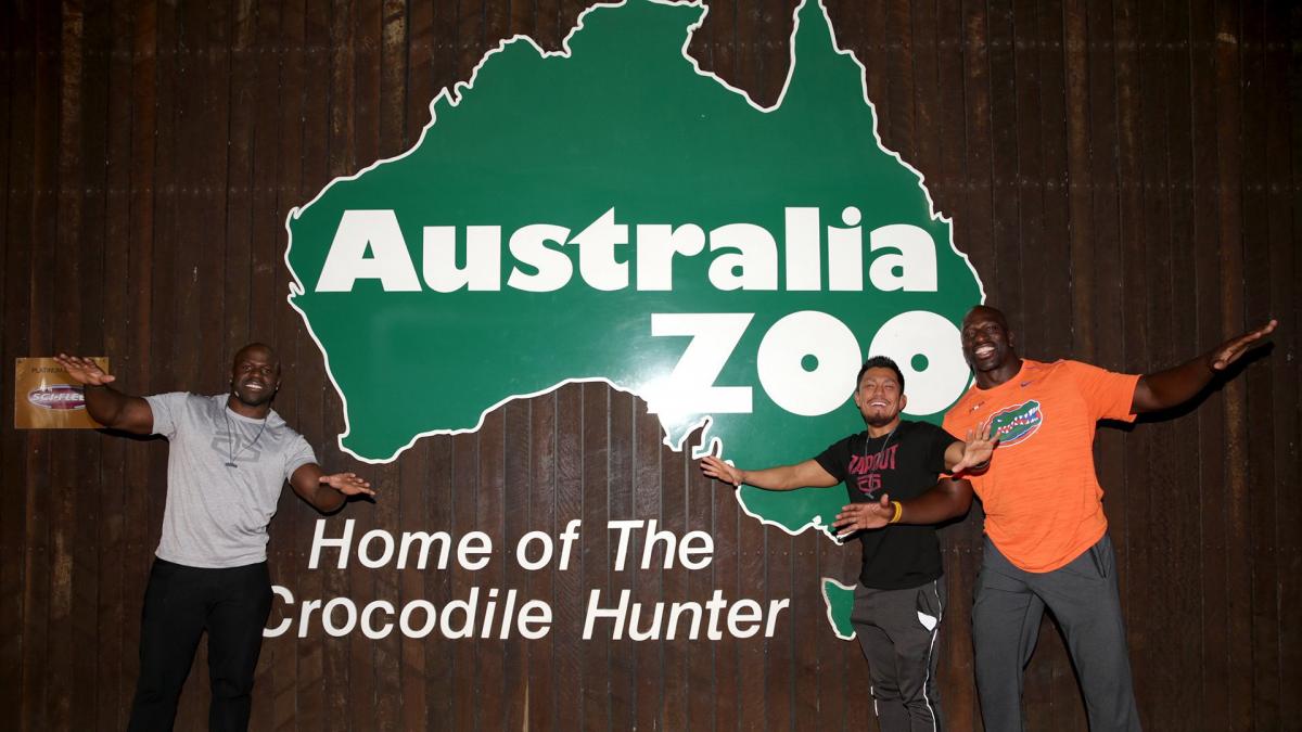 Wwe Australia On Twitter Flashbackfriday Tozawaakira Wweapollo Titusoneilwwe Visited Australiazoo In Brisbane During Wwe Live In 2017 Australiazoo Wweaustralia Https T Co G6mbu4iay7