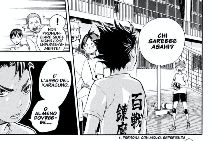 百戦錬磨: lit. means "having been polished through by battles", referring to veterans.The idiom is most visible when the characters talks about Asahi (a veteran), or when Noya (also a veteran) declares his devotion to playing libero.