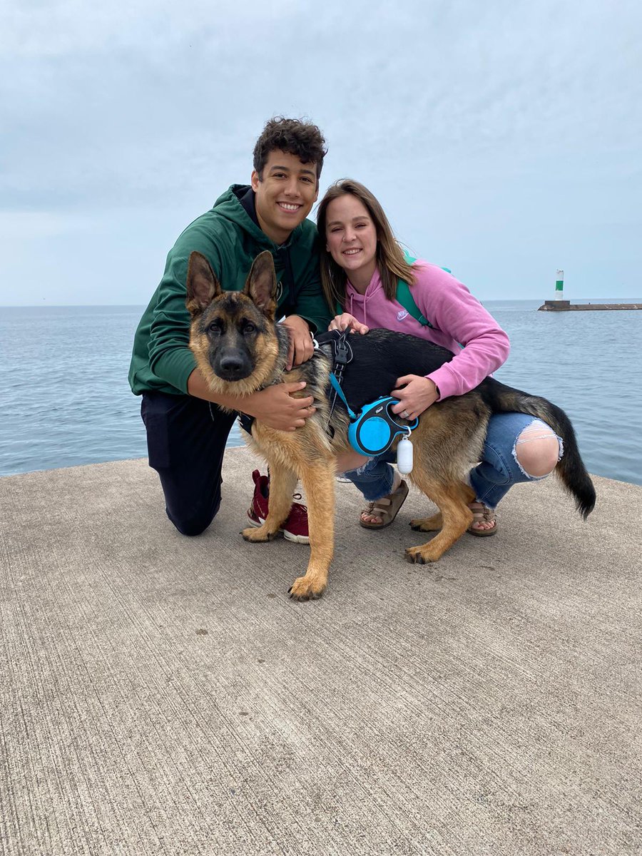 Up north with the wife and puppy having a great time