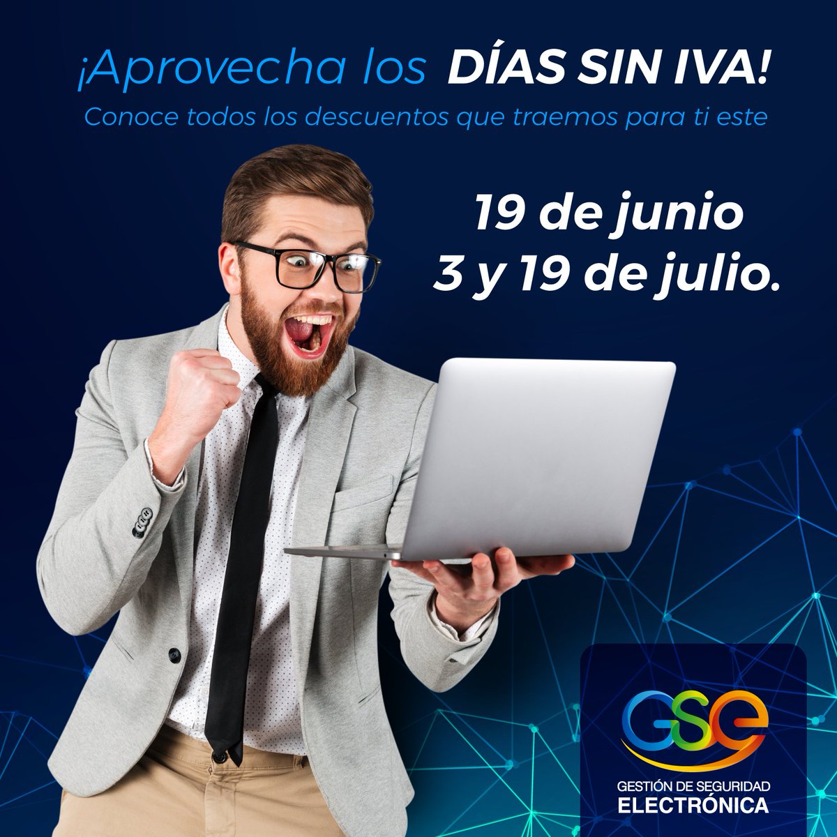 GSESA1's tweet photo. Intégrate al mundo digital y aprovecha del #DiaSinIVA 
Conoce más en https://t.co/og9qmIhuzO
#TransformacionDigital #FirmaDigital #SeguridadInformatica https://t.co/y3vYJpZDum
