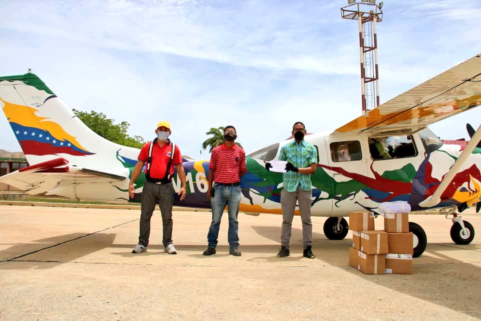 inac_ve's tweet photo. #18Jun || Plan Puente Aéreo de Contingencia 2020 que dirige el INAC, cuenta con el apoyo de aeronaves privadas para el traslado de muestras medicas desde los estados Anzoátegui y Sucre. https://t.co/KoN8w4TTzo