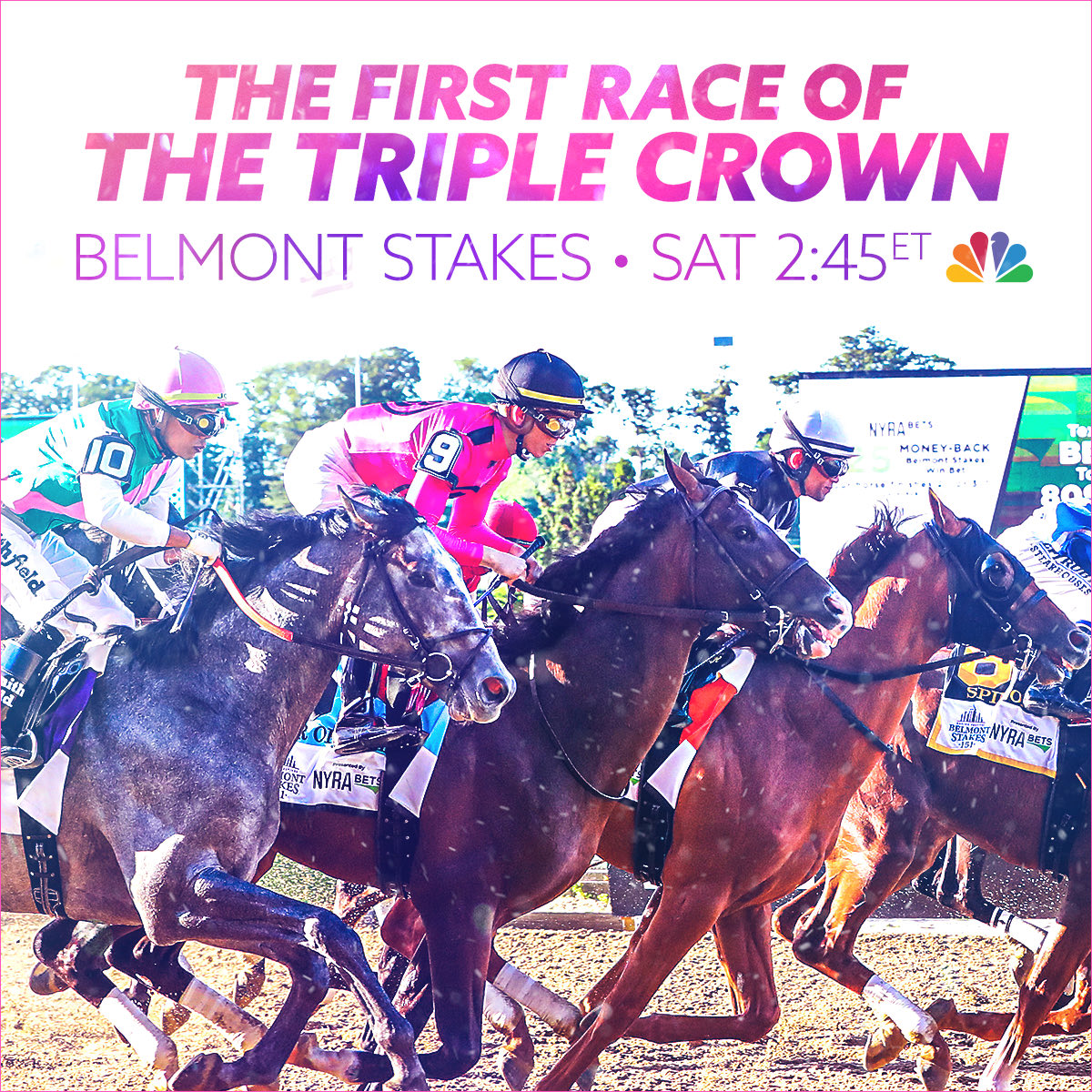 Don’t miss the fist leg of this year’s Triple Crown . Saturday at 3 pm on NBC