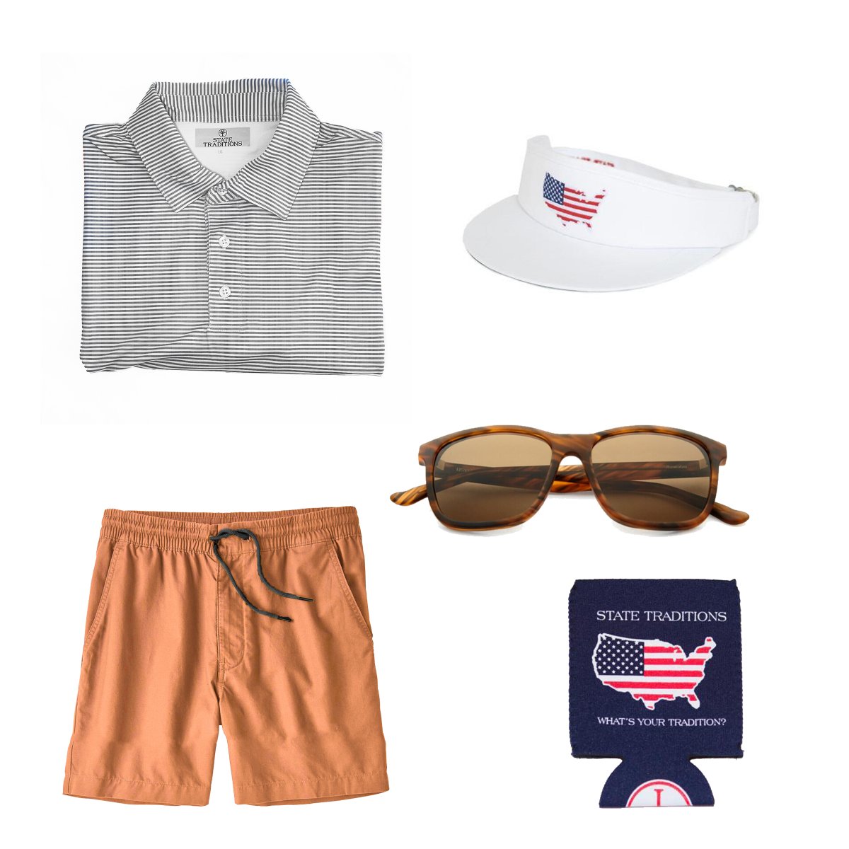 Don't be the guy showing up to the pool this summer in a 10 year old party t-shirt. Bring some heat to the pool with a look that shows you're prepared for anything.