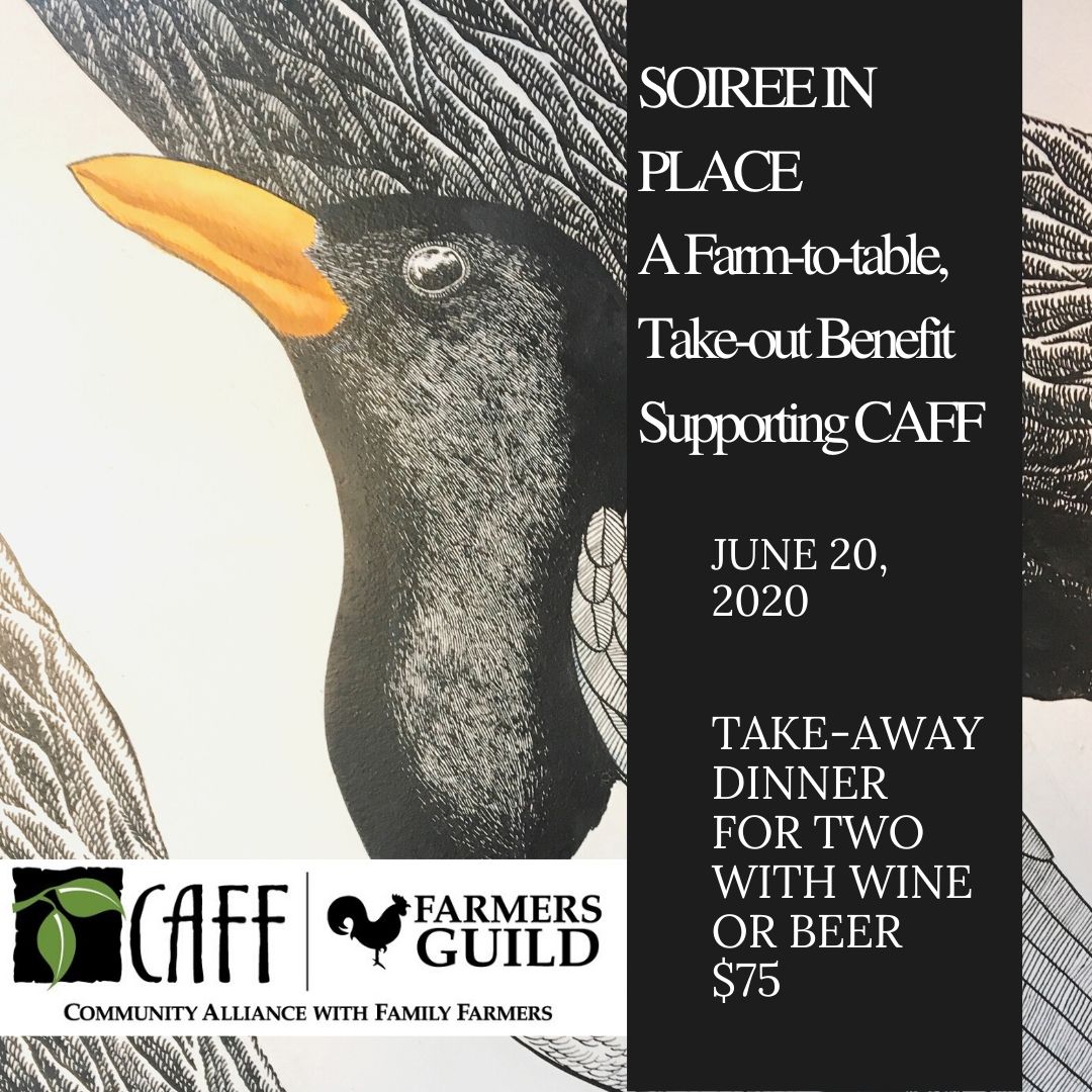 Join Snail of Approval Magpie Cafe on the Summer Solstice for a “Soiree-in-Place” to support the work of Community Alliance with Family Farmers. ow.ly/5h4z50A9HIp