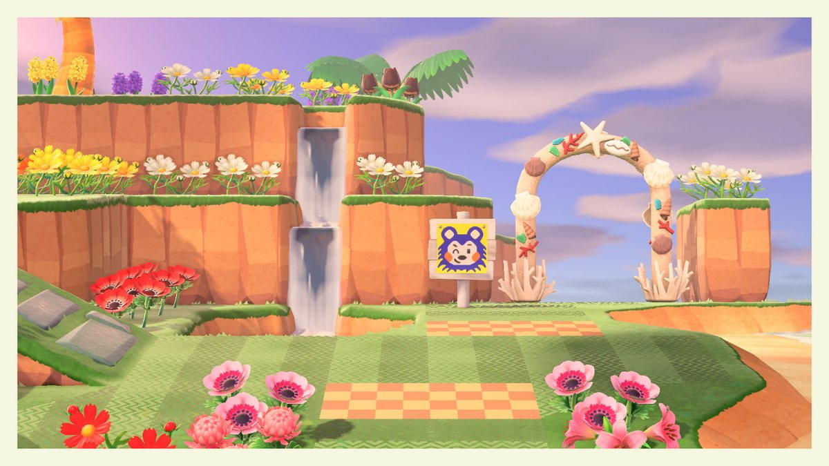JustGreenOne's tweet image. Here is a Green Hill Zone inspired area I've been working on for a while. :D
#AnimalCrossing #ACNH #NintendoSwitch
