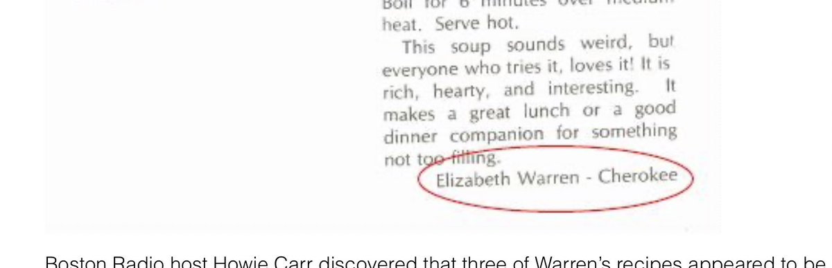 Meemaw suffered three strikes that killed her campaign. First strike, her and her wealthy husband Bruce Mann decided to pretend to be Cherokee. When she didn’t get out the luncheons she thought she was going to get, her words not mine, she stopped pretending.  #WhitePrivilege