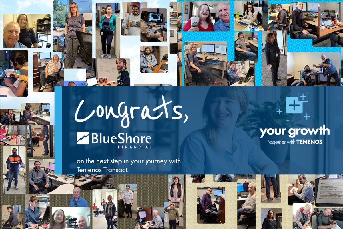 #BlueShoreTech wrking with our Tech Partner <a href="/Temenos/">Temenos</a> successfully completed a major software upgrade under pandemic conditions. Great things happen wrking together in the #SpiritOfPartnership Rockin' with #TemenosTransact <a href="/BlueShoreNews/">BlueShore Financial</a> <a href="/TemenosMKPL/">Temenos MarketPlace</a> #corebanking #RockinOnTheShore
