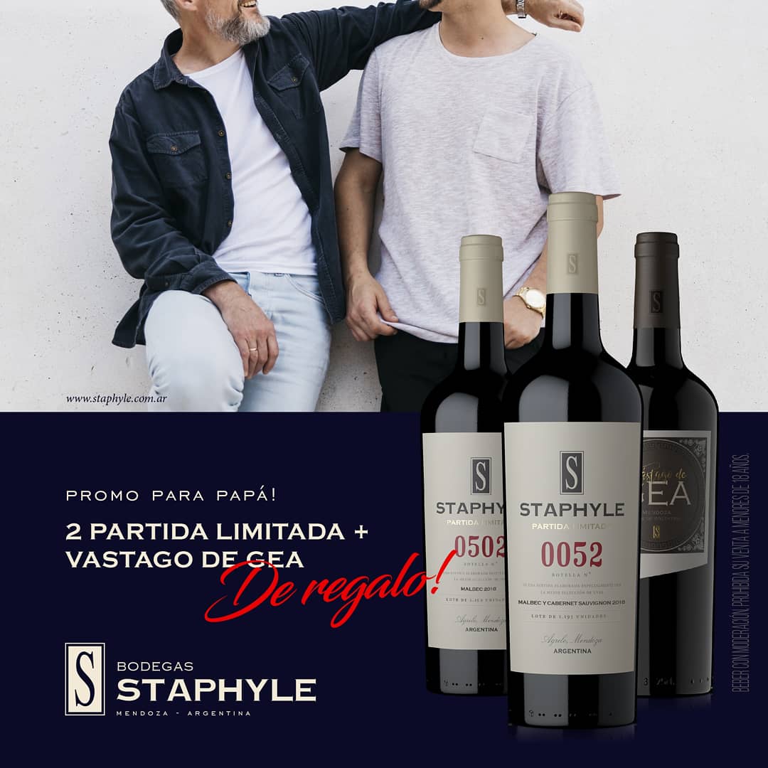 bodegastaphyle's tweet photo. 🍷 #DíaDelPadre Regalá #Vino y compartilo!! 🍷🍷🍾 
Aquí una imperdible oportunidad que hemos preparado para disfrutar con Papá. #Staphyle 
📞Válido para todo el #GranMendoza 🍷🍷
🍷Consultas y pedidos al Whatsapp:  
+54 9 11 6181-0436 https://t.co/qtNxERNVq9